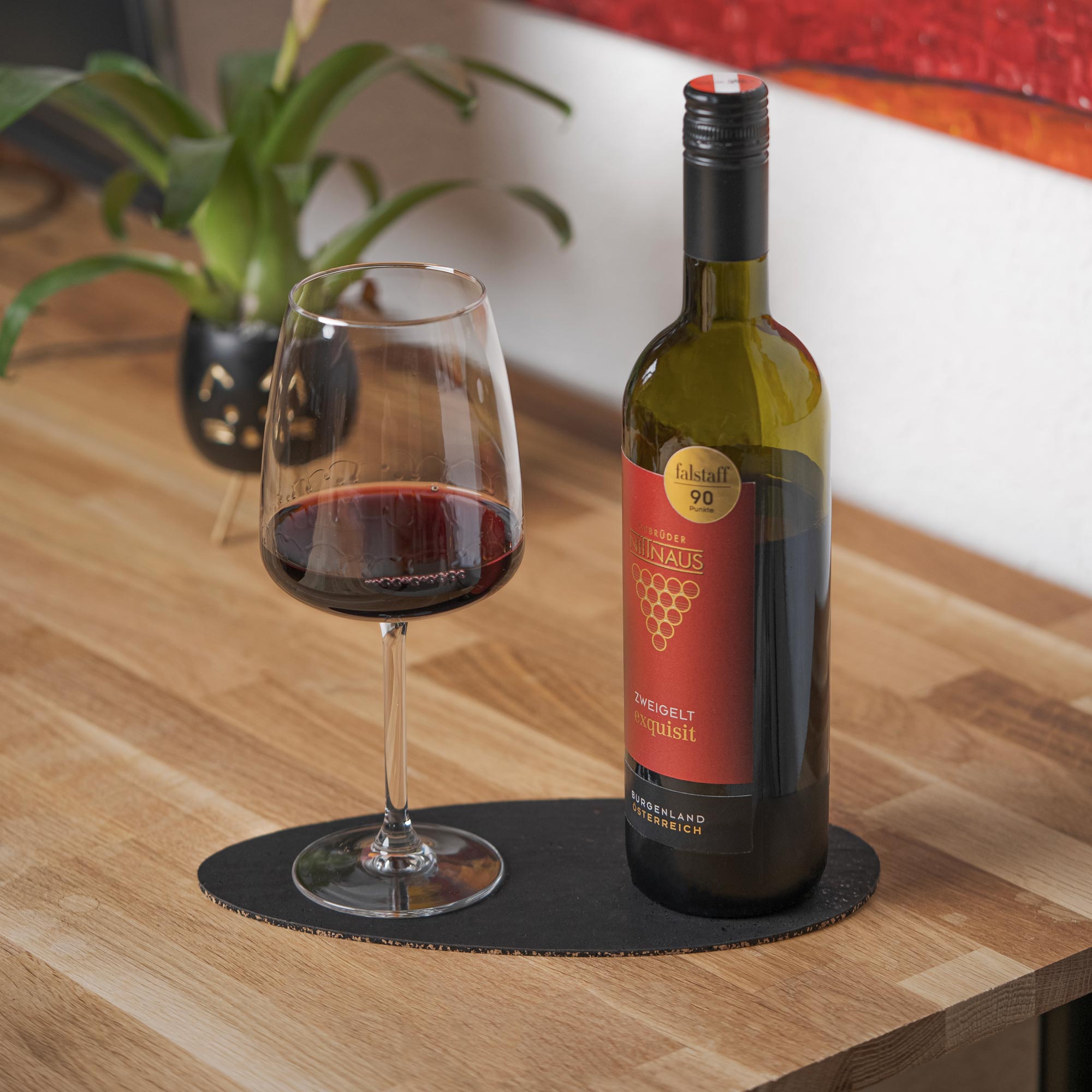 Cork dessert coasters