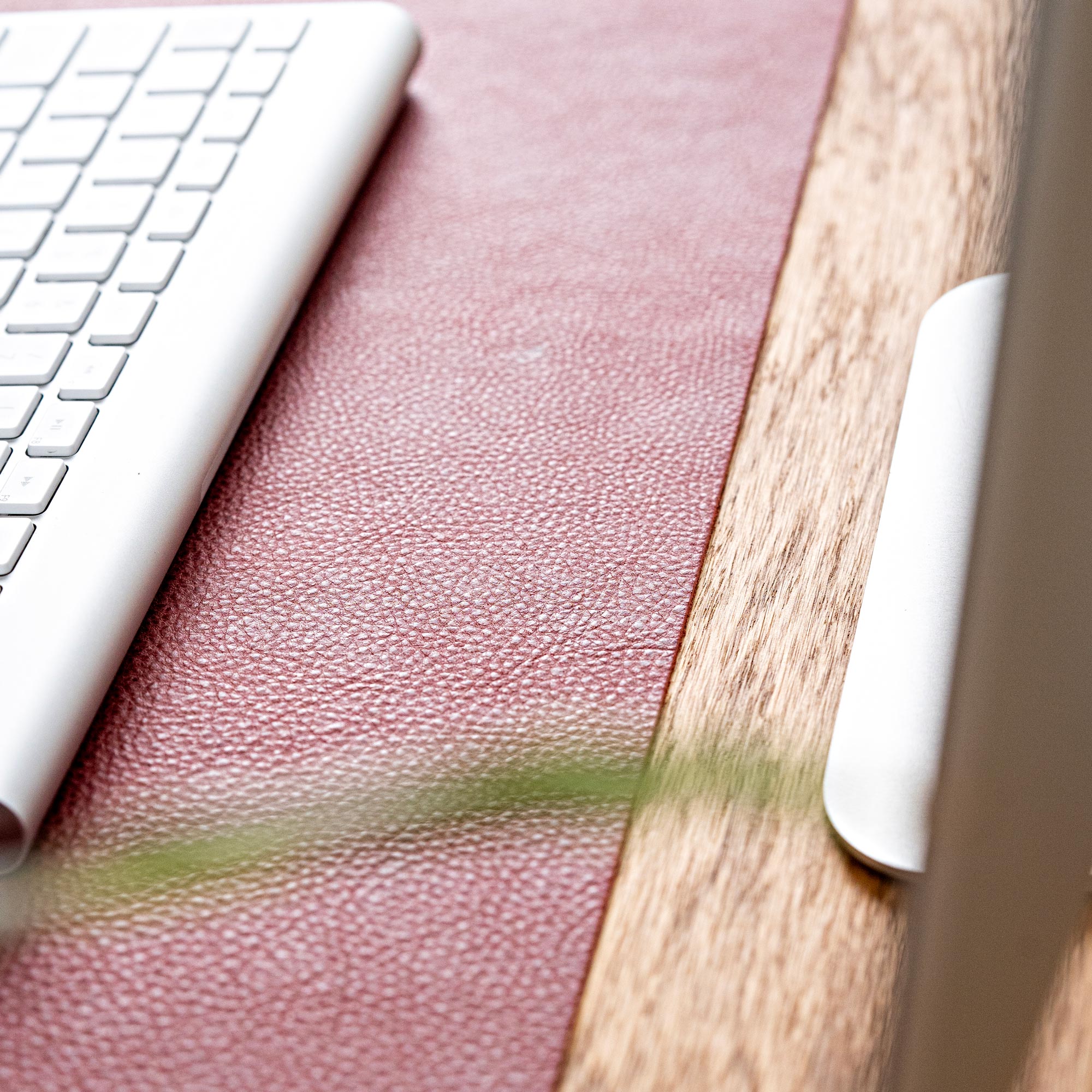 Desk pad leather natural