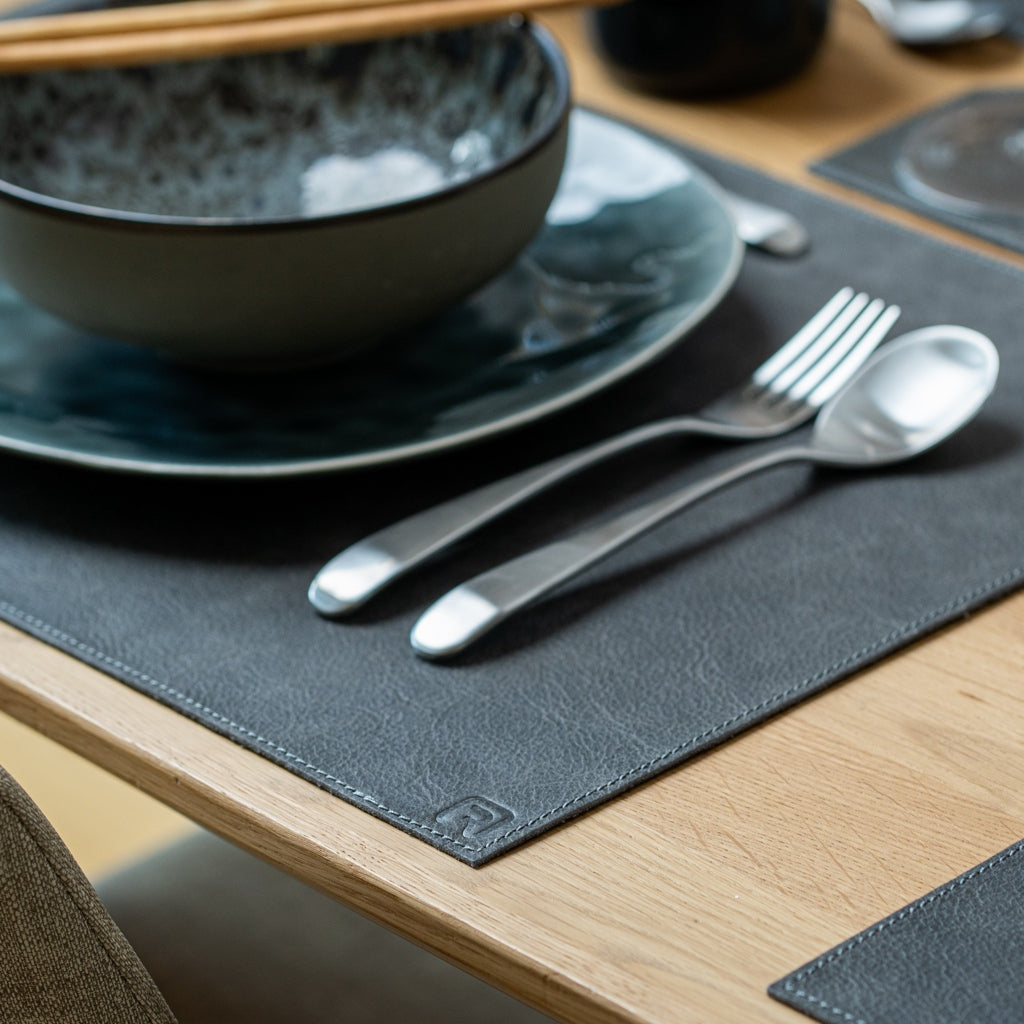 Genuine leather placemat "Rectangular"