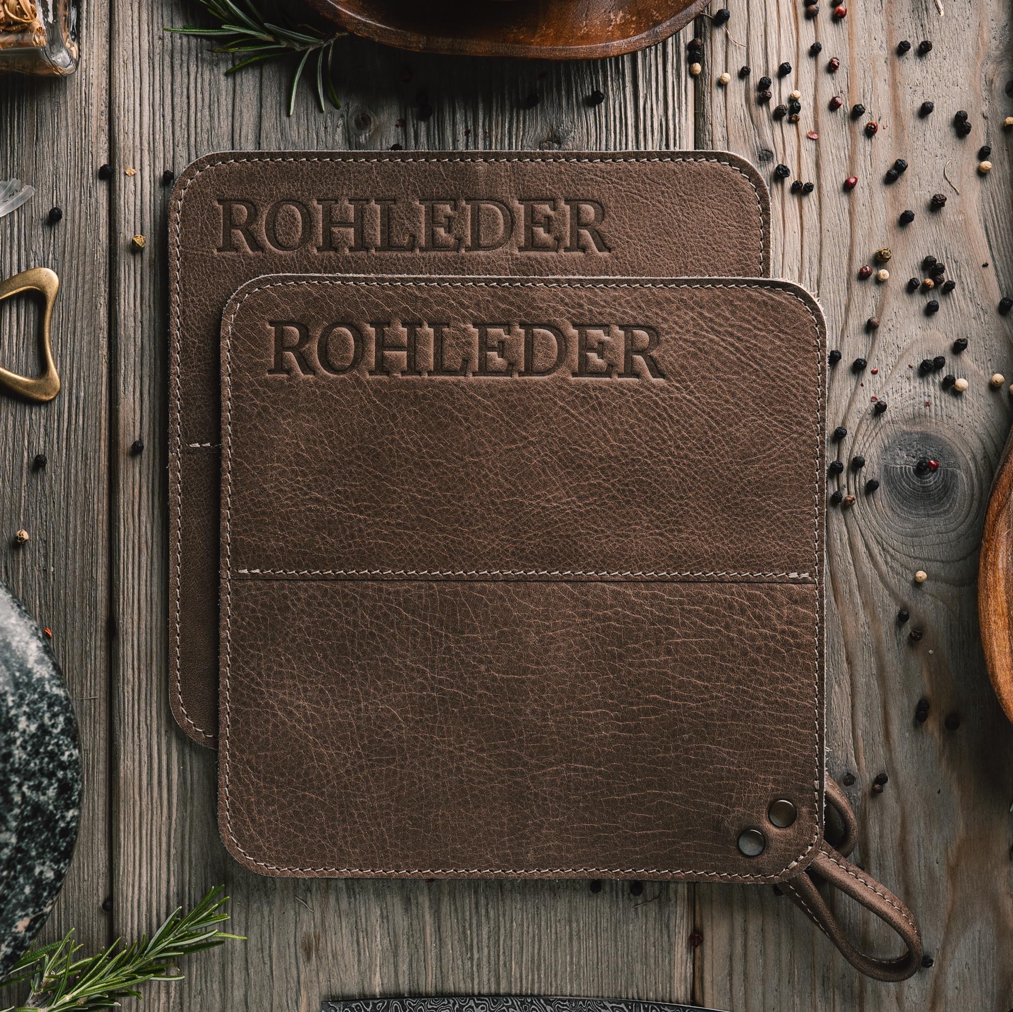 Leather potholders