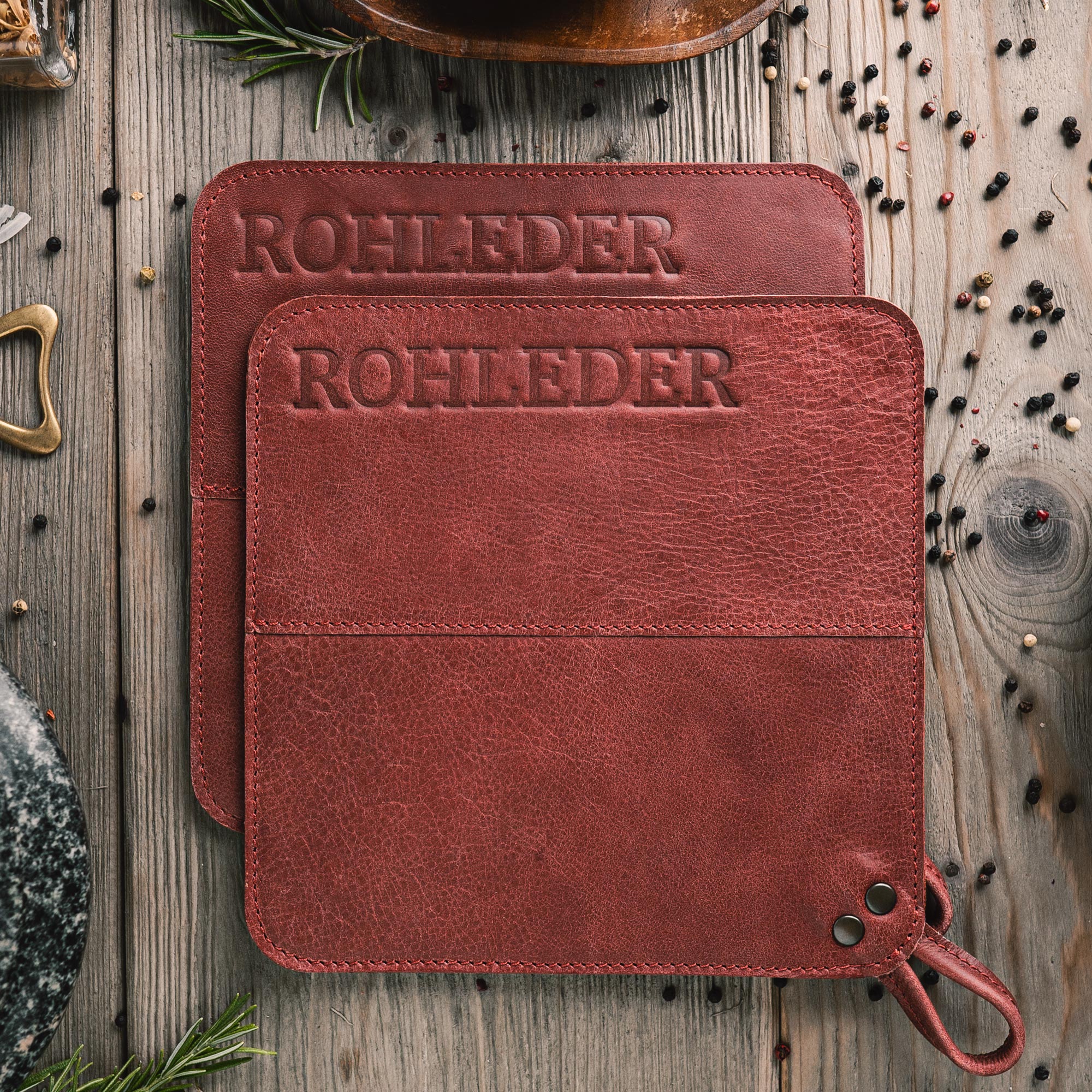 Leather potholders