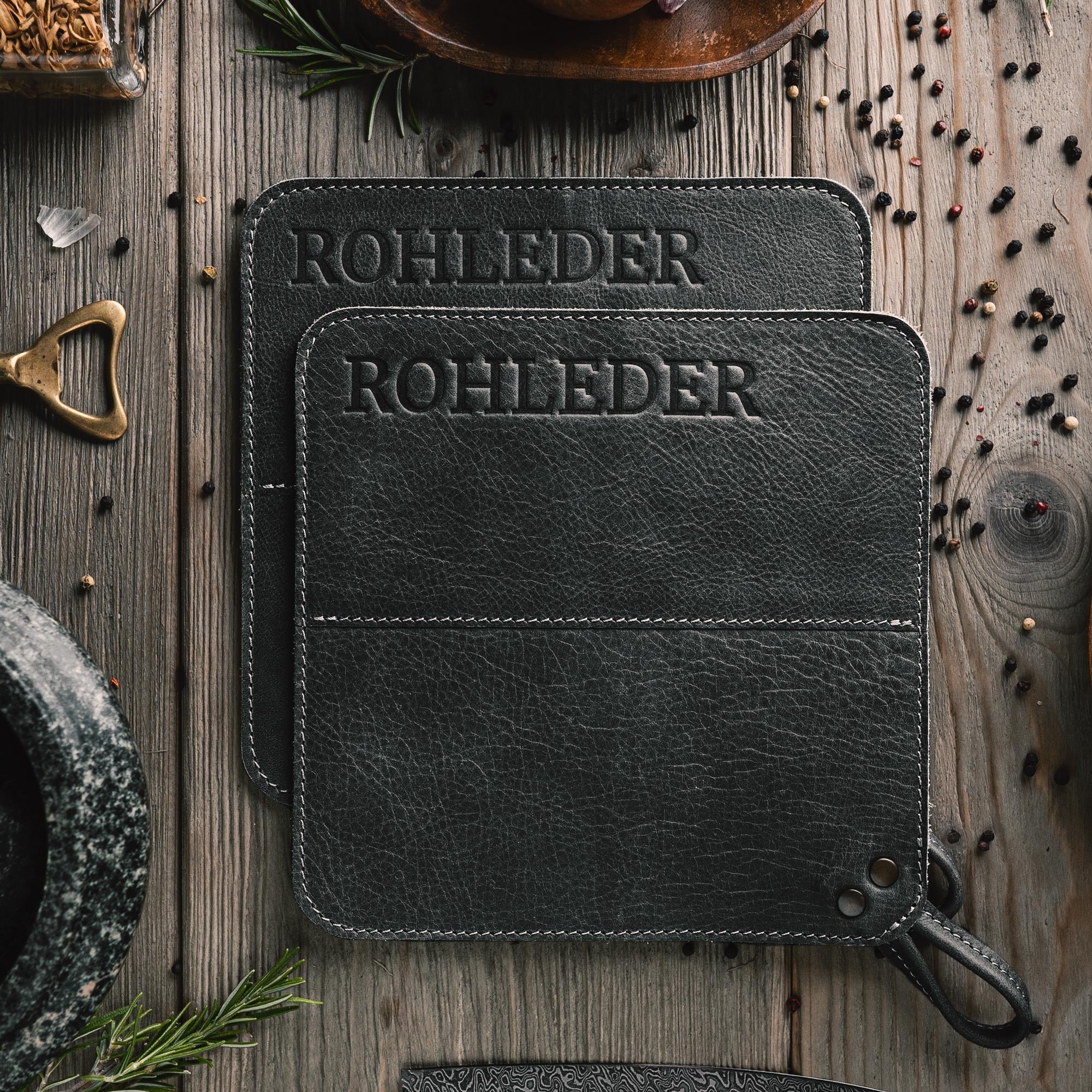 Leather potholders