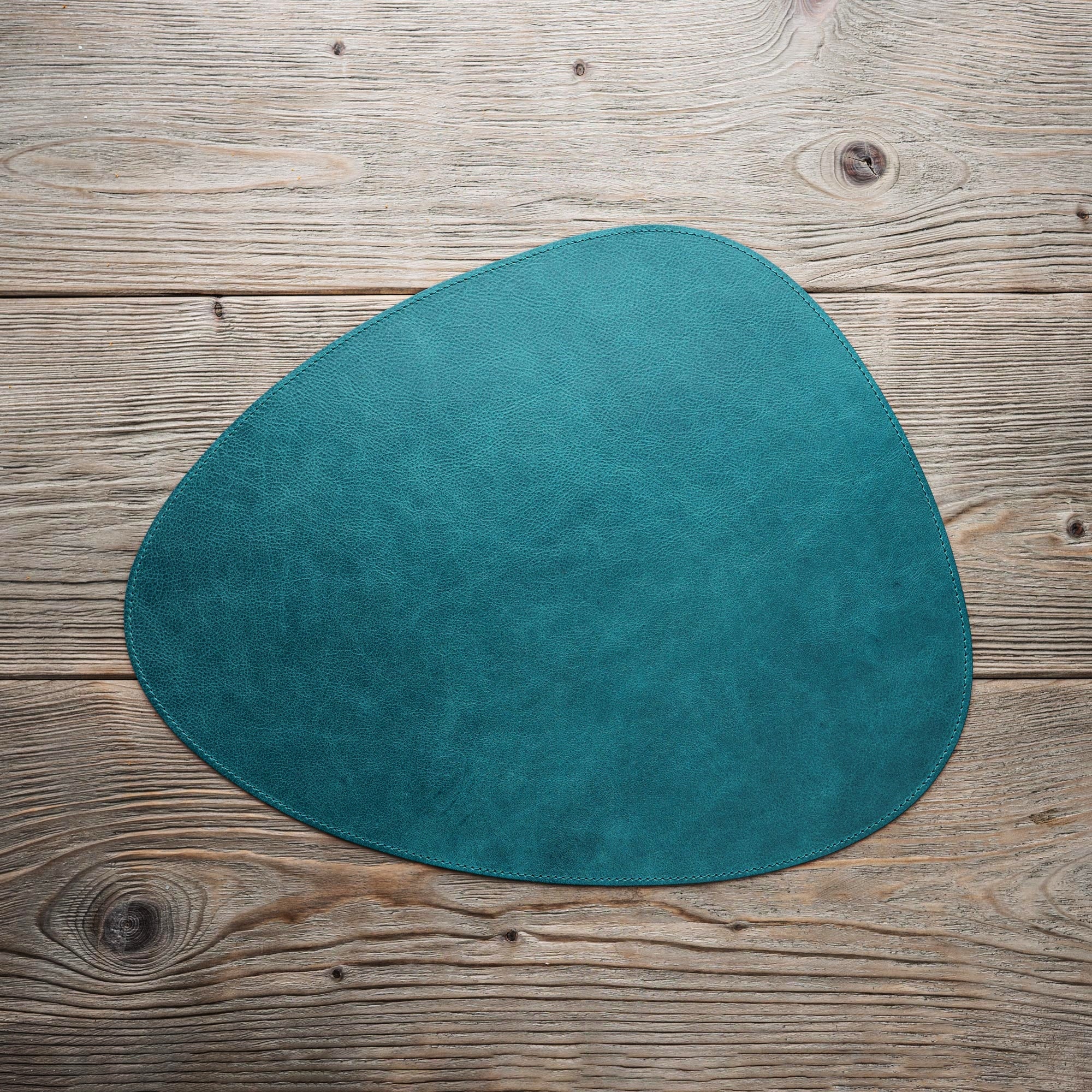 Genuine leather placemat "Organic"