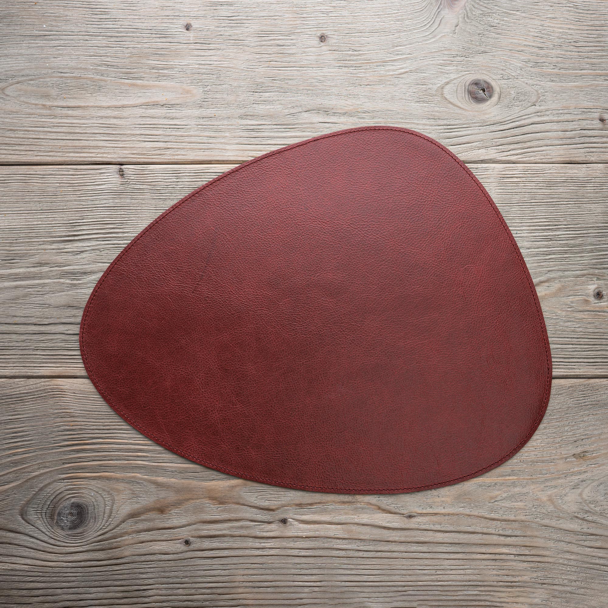 Genuine leather placemat "Organic"