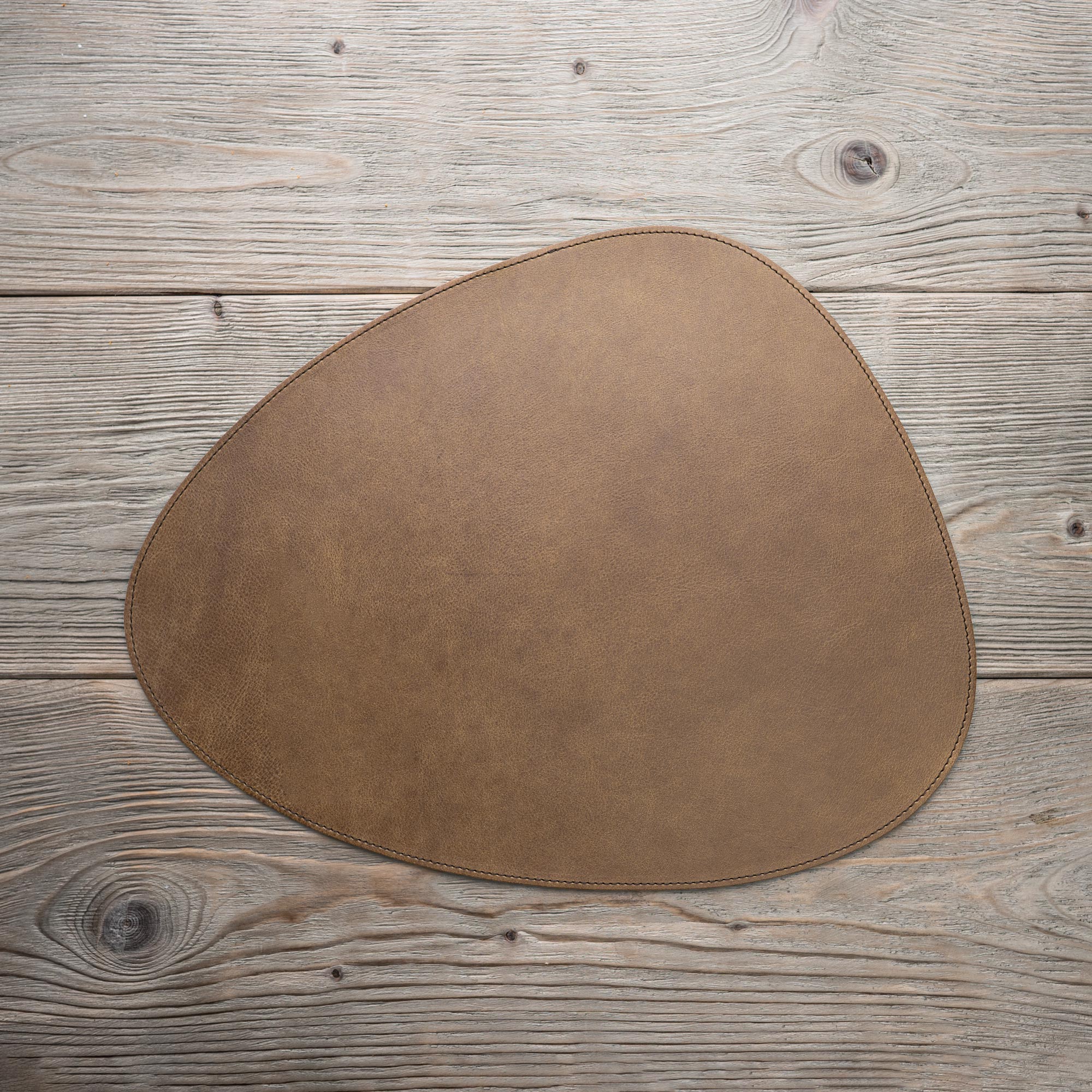 Genuine leather placemat "Organic"