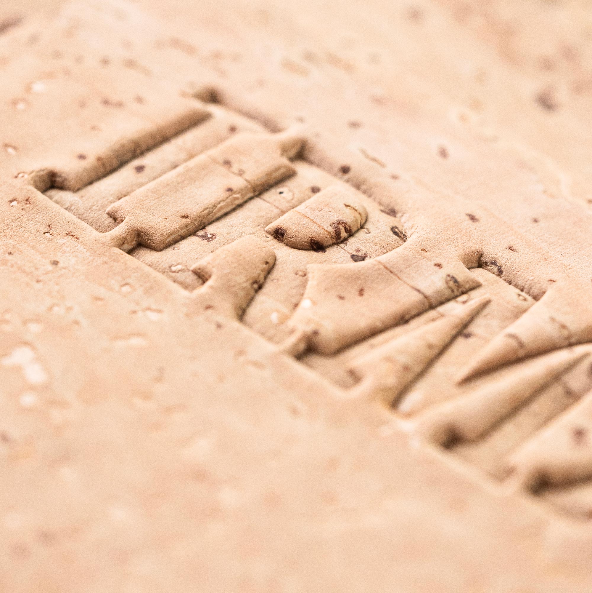 Personalisierung Korkoberfläche