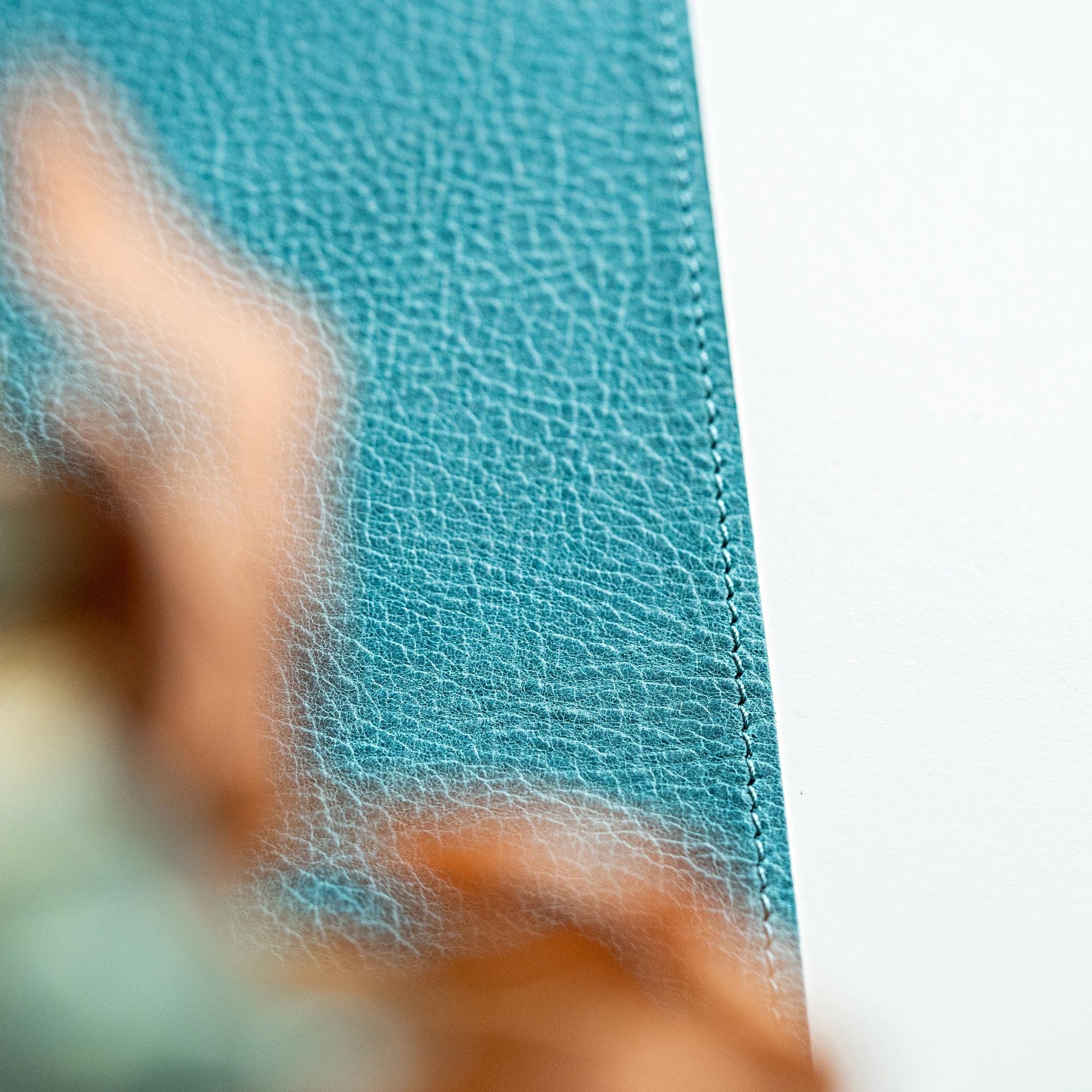 Genuine leather table runner