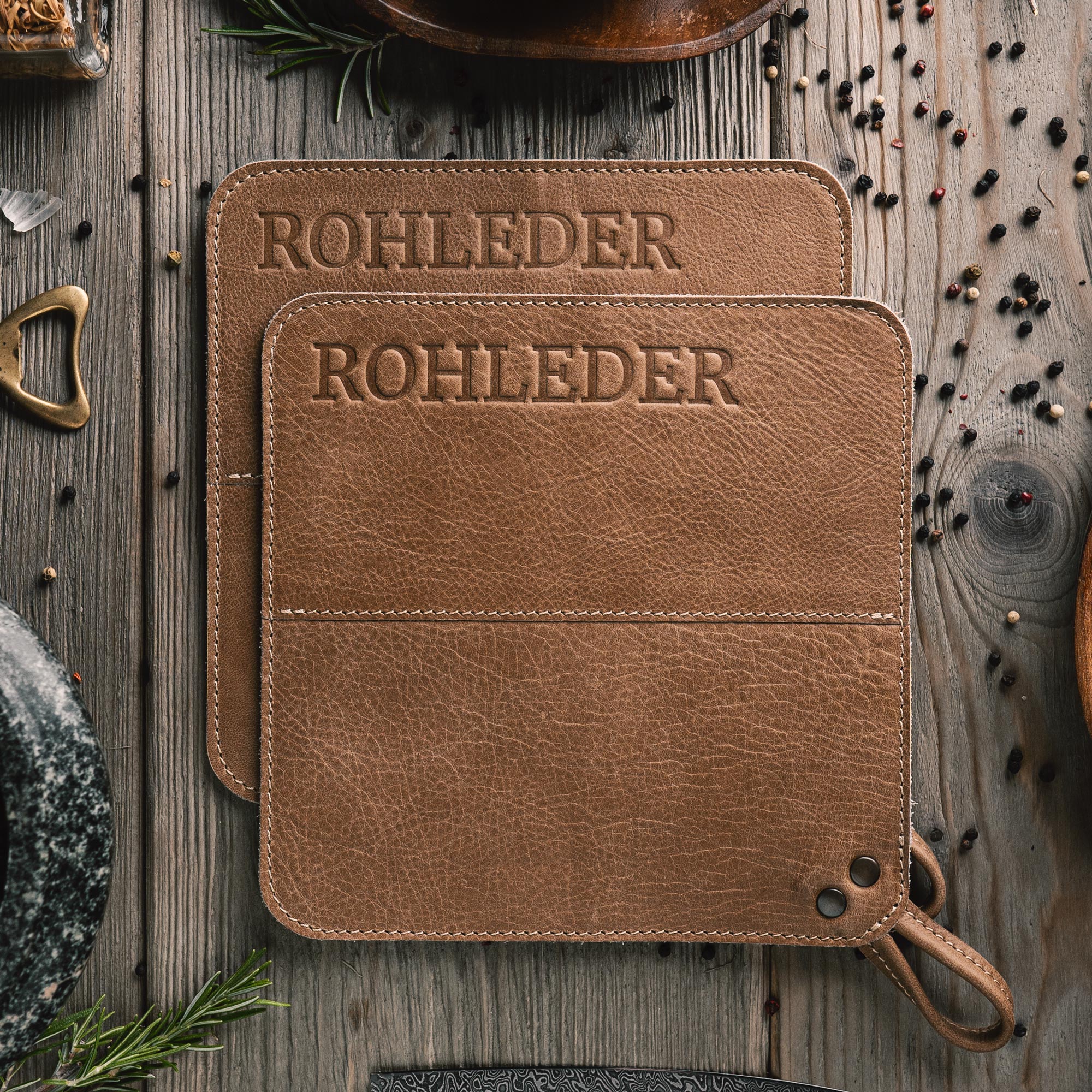 Leather potholders